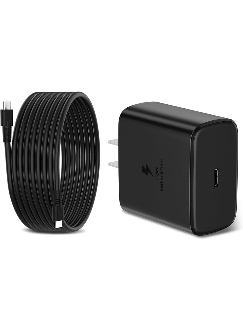 الفضاء الرقمي شاحن سريع 45W بتقنية GaN، محول طاقة بمقبس بريطاني مع كابل 2 متر، شاحن USB C و شاحن حائط، شاحن سريع بتقنية PD للهاتف والتابلت، شاحن سفر مضغوط باللون الأسود - Image 1